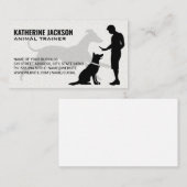 Carte De Visite Enseignement du formateur animal (Devant / Derrière)