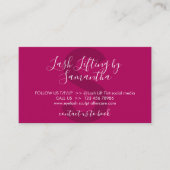 Carte De Visite Enseignement postérieur à la pointe de l'ascenseur (Devant)