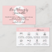 Carte De Visite Enseignement postérieur de la cire de courge (Devant / Derrière)