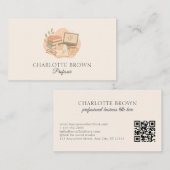 Carte De Visite Enseignement universitaire académique de professeu (Devant / Derrière)