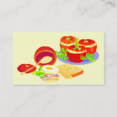 Carte De Visite Ensemble créatif de cuisine (Dos)