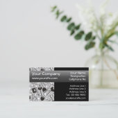 Carte De Visite Ensemble de clés Arrière - plan (Debout devant)