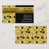 Carte De Visite Ensemble de clés Arrière - plan (Devant / Derrière)