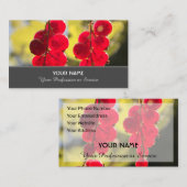 Carte De Visite Ensemble de curry rouge fruité mûr pour fermiers (Devant / Derrière)