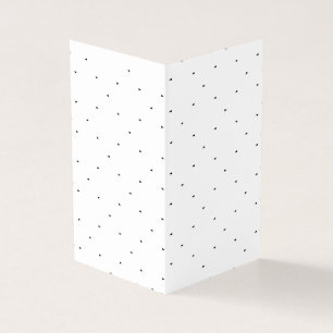 Carte De Visite Ensemble de dossiers à motif triangulaire minimali