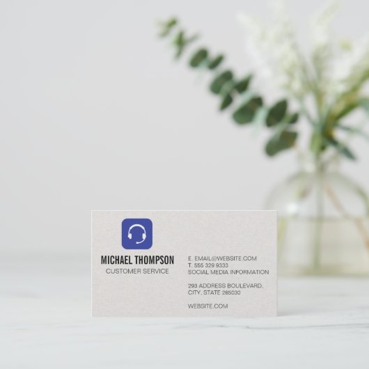 Carte De Visite Ensemble de têtes (Debout devant)