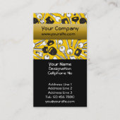 Carte De Visite Ensemble de touches Arrière - plan vertical (Devant)