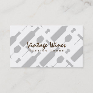 Carte De Visite Ensemble de vins   VINTAGE