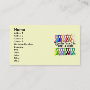 Carte De Visite Ensemble nous pouvons trouver des RUBANS d'un