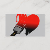 Carte De Visite Ensemble peint d'amour (Dos)