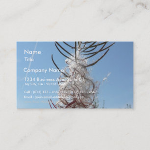 Carte De Visite Ensemencement de la fleur