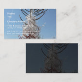 Carte De Visite Ensemencement de la fleur (Devant / Derrière)