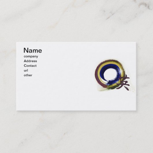 Carte De Visite Enso, Aperature du courage (Devant)