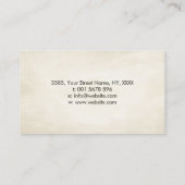 Carte De Visite Enso Zen Circle Sakura Tree - Fleur de cerisier d' (Dos)