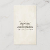 Carte De Visite Enso Zen Circle Sakura Tree - Fleur de cerisier ro (Dos)