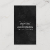 Carte De Visite Enso Zen Circle Sakura Tree - Golden Blossom (Dos)