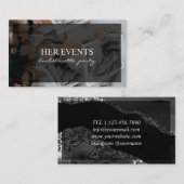 Carte De Visite Enterrement de vie de jeune fille Célébration de m (Devant / Derrière)