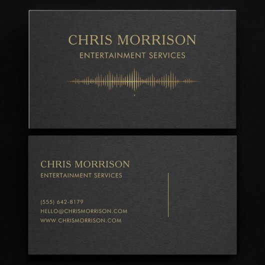 Carte De Visite Entertainment Services Music