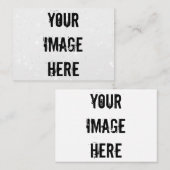 Carte de visite entièrement personnalisable (Devant / Derrière)