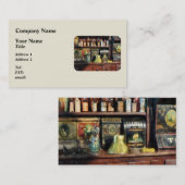 Carte De Visite Entonnoir en laiton et épices (Devant / Derrière)