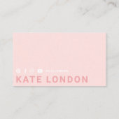 Carte De Visite Entraînement de boxe de luxe moderne pour filles r (Dos)