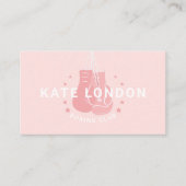 Carte De Visite Entraînement de boxe de luxe moderne pour filles r (Devant)