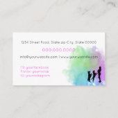 Carte De Visite Entraînement de chien / Entraîneur de chien (Dos)