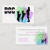 Carte De Visite Entraînement de chien / Entraîneur de chien (Devant / Derrière)