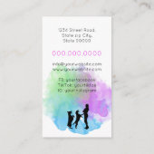 Carte De Visite Entraînement de chien / Entraîneur de chien (Dos)