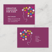 Carte De Visite Entraînement de vie (Devant / Derrière)