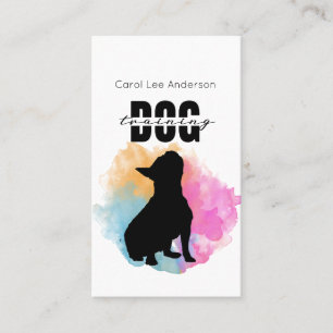 Carte De Visite Entraînement des chiens