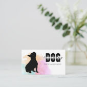 Carte De Visite Entraînement des chiens (Debout devant)