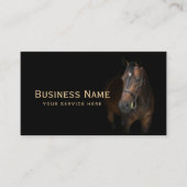 Carte De Visite Entraînement équestre équitation équine (Devant)