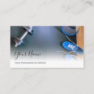 Carte De Visite Entraînement personnel et entraîneur de fitness ex