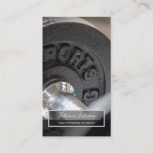 Carte De Visite Entraînement personnel et entraîneur de fitness ex