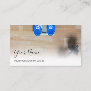 Carte De Visite Entraînement personnel et entraîneur de fitness ex