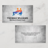 Carte De Visite Entraînement personnel | Logo moderne (Devant / Derrière)