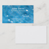 Carte De Visite Entraîneur de bain d'instructeur de natation de (Devant / Derrière)