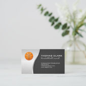 Carte De Visite Entraîneur de basket-ball (Debout devant)