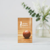 Carte De Visite Entraîneur de basket-ball créatif (Debout devant)