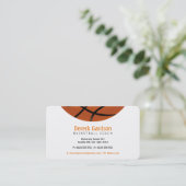 Carte De Visite Entraîneur de basket-ball | Sport (Debout devant)