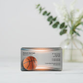 Carte De Visite Entraîneur de basket-ball | Sport (Debout devant)