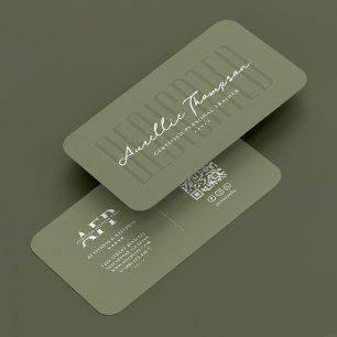 Carte De Visite Entraîneur de bien-être Moderne Entraîneur personn