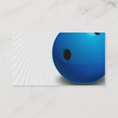 Carte De Visite Entraîneur de Bowling | Sport (Dos)