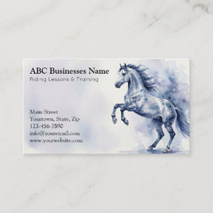 Carte De Visite Entraîneur de chevaux professionnel