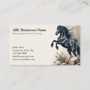 Carte De Visite Entraîneur de chevaux professionnel