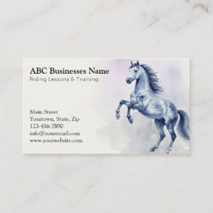 Carte De Visite Entraîneur de chevaux professionnel