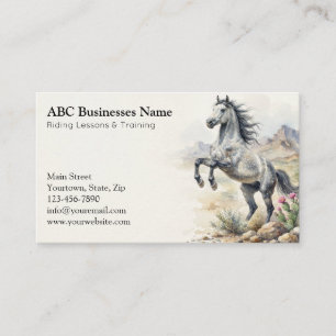 Carte De Visite Entraîneur de chevaux professionnel