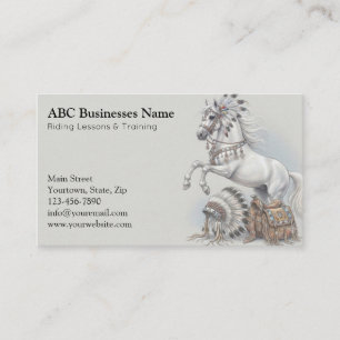 Carte De Visite entraîneur de chevaux professionnel