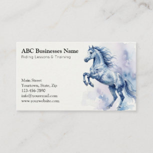 Carte De Visite Entraîneur de chevaux professionnel